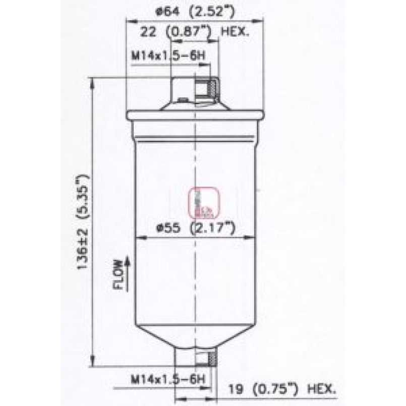 S 1770 B SOFIMA Фільтр палива